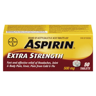 ASPIRIN TABS EX-STRENGTH [50 S]