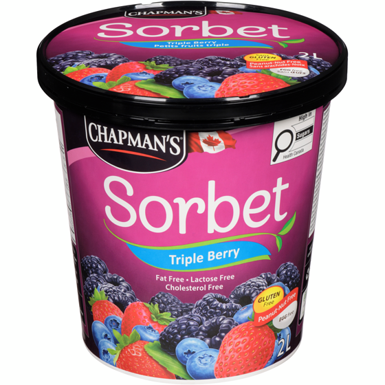 CHAPMANS TRIPLE BERRY SORBET [2 L]