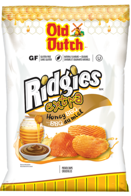 OLD DUTCH RIDGIES EXTRA Honey BBQ, 66g