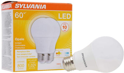 SYLVANIA SOFT WHITE 8.5W LED [2 PK]