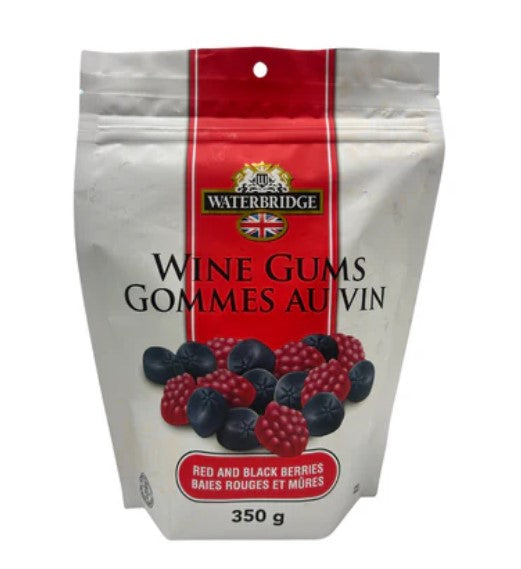 WATERBRIDGE RED BLK WINE GUMS [175 G]