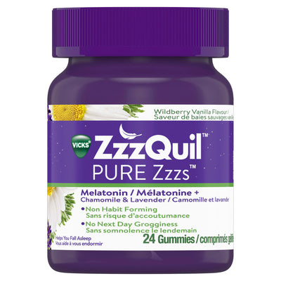 VICKS ZZZQUIL PURE Z GUMMY [24 PK 50]