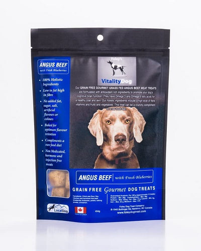 VITALITY DOG ANGUS BEEF TREAT [454 G]