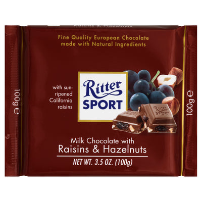 RITTER RAISIN & HAZELNUT CHOC [100 G]
