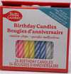 BC STRIPED SPIRAL CANDLES [24 pkg]