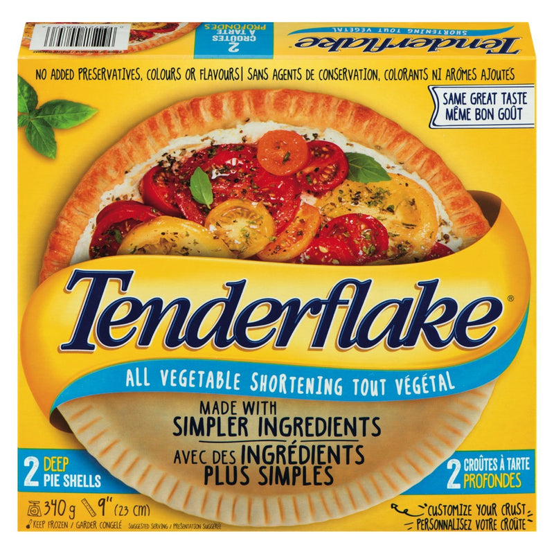 TENDERFLAKE VEG DEEP PIE SHELL [340 G]