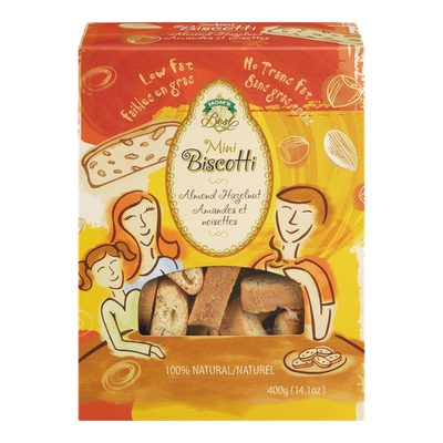 MOMS BISCOTTI ALMOND HAZELNUT [400 G]