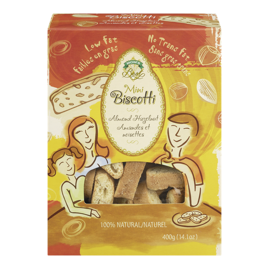 MOMS BISCOTTI ALMOND HAZELNUT [400 G]