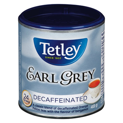 TETLEY EARL GRAY DECAF TEA [24 BAGS]