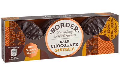 BORDER GINGER DARK CHOC BISC. [150 g]