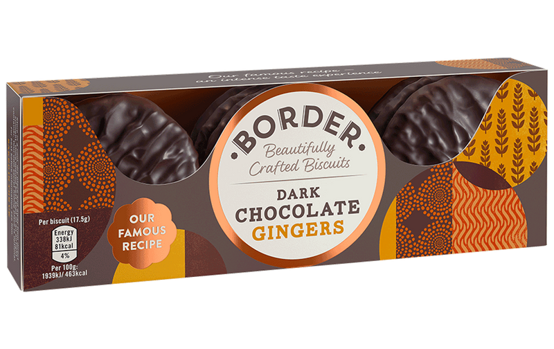 BORDER GINGER DARK CHOC BISC. [150 g]