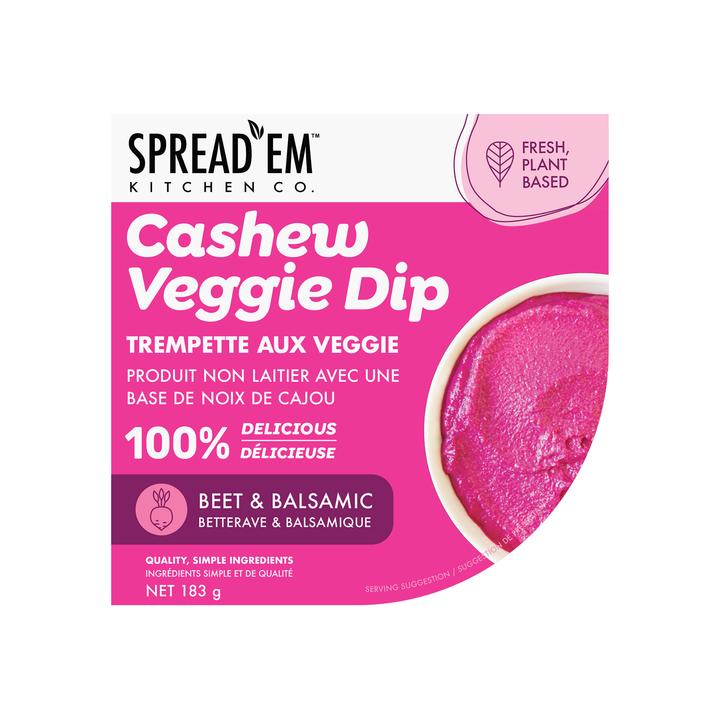 SPREAD'EM VEGGIE DIP Beet & Balsamic, 183g