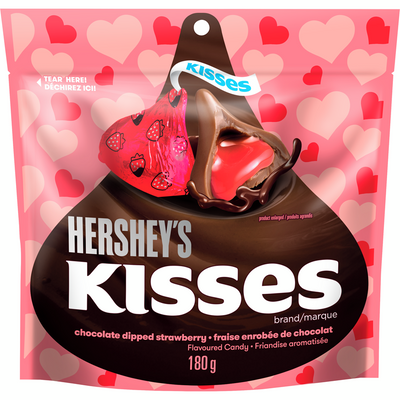 HERSHEY KISSES Chocolate dipped Strawberry, 180g