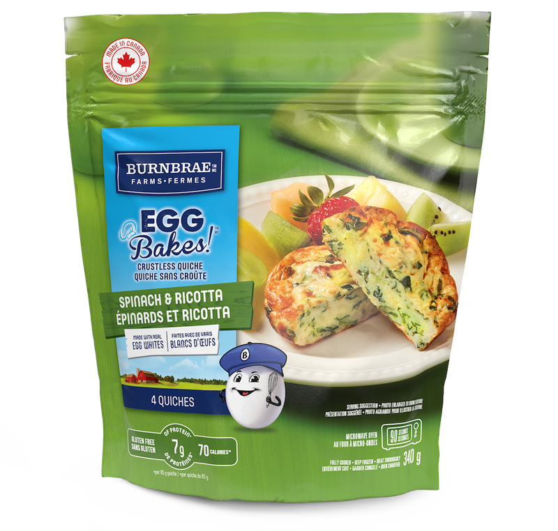 BURNBRAE EGG BAKES SPINACH [340 g]