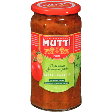 MUTTI BASIL PASTA SAUCE [660 ml]