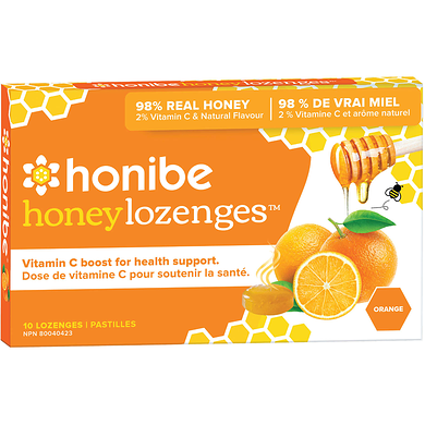 HONIBE HONEY LOZENGES Orange, 10pk