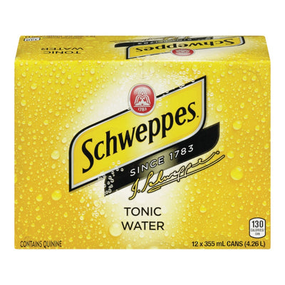 SCHWEPPES TONIC WATER [12 PK]