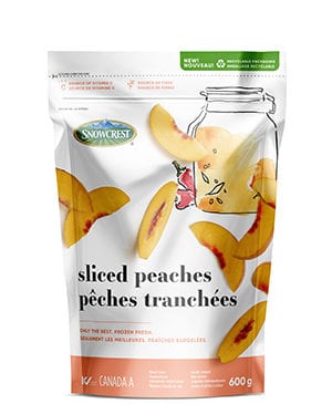 SNOWCREST SLICED PEACHES [600 G]
