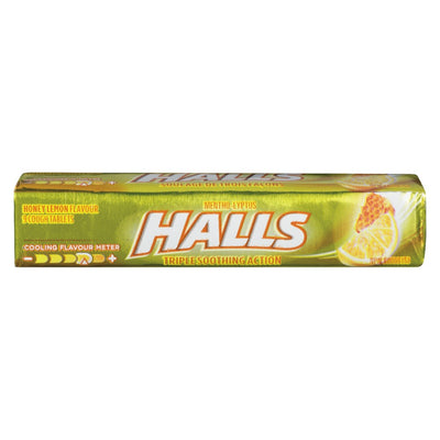 HALLS HONEY-LEMON COUGH DROPS [1 PACK]
