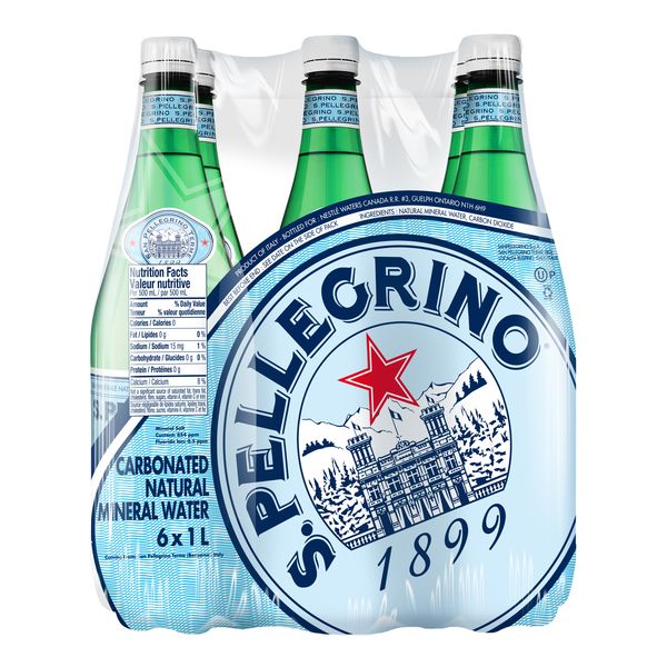 SAN PELLEGRINO MINERAL WATER [6 pcs]