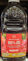 WF CRANBERRY JUICE [1.89 ltr]