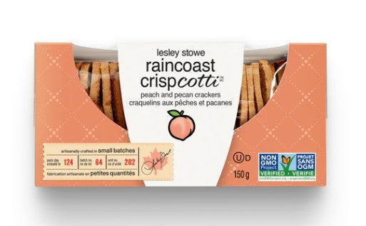 RAINCOAST CRISPS PEACH PECAN [150 G]