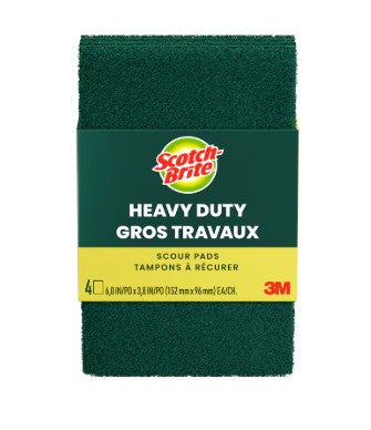 SCOTCH BRITE SCOUR PADS HEAVY [4 S]