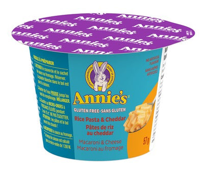 ANNIES GF RICE PASTA & CHEDDAR [57 G]