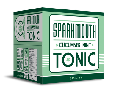 SPARKMOUTH TONIC CUCUMBER MINT [4 pkg]