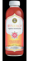 GT'S SYNERGY ORGANIC KOMBUCHA STRAWBERRY LEMONADE, 480 ML