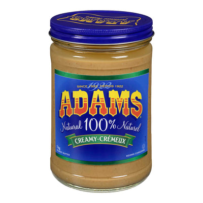 ADAMS CREAMY PEANUT BUTTER [1 KG]