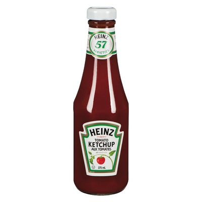 HEINZ KETCHUP (GLASS BOTTLE) [375 ML]