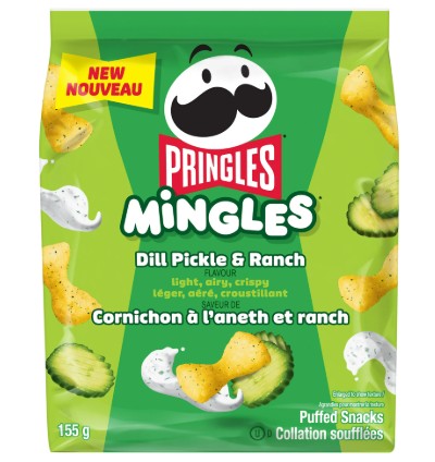 PRINGLES MINGLES DILL PICKLE [155 g]