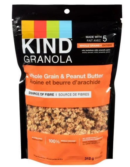KIND WGRAIN PB GRANOLA [312 g]