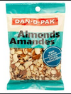 DAN-D-PAK ALMONDS Raw & Sliced, 100 g