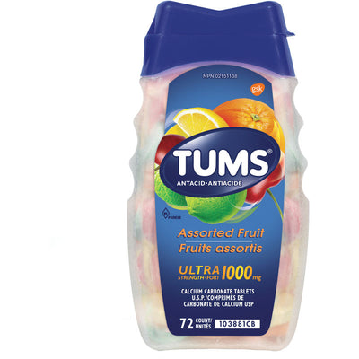 TUMS ASST FRUIT [72 S]
