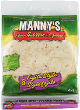 MANNYS FAJITA STYLE TORTILLAS [8 pcs]