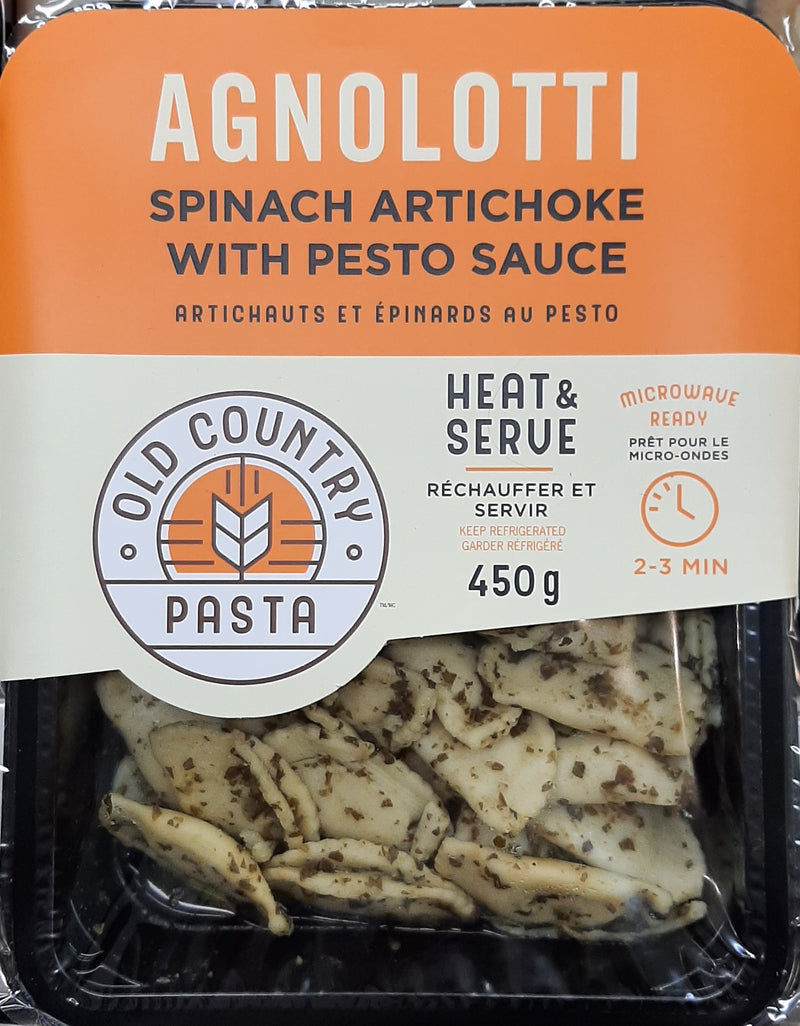 OC SPINACH/ARTICHOKE AGNOLOTTI [450 G]