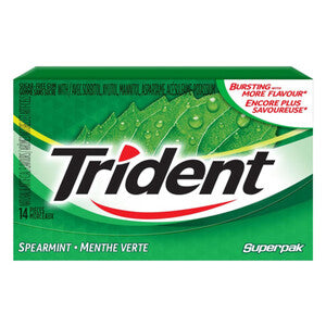 TRIDENT SUPERPACK SPEARMINT [14 PK]