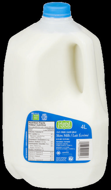 ISLAND FARMS SKIM MILK JUG [4 L]