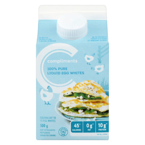 COMPLIMENTS LIQUID EGG WHITES [500 G]