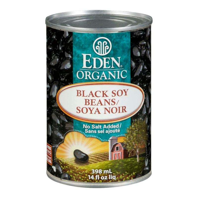 EDEN ORGANIC Black Soy Beans, 398ML