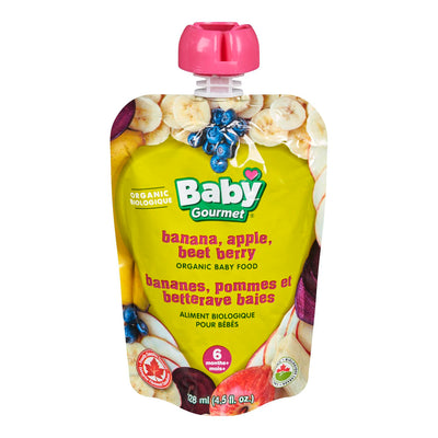 BABY GOURMET BANANA APPLE [128 ML]