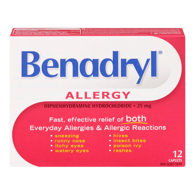 BENADRYL ALLERGY CAPS [12 PK]