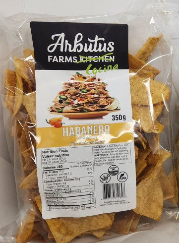 ARBUTUS FARMS HABANERO CHIPS [350 G]