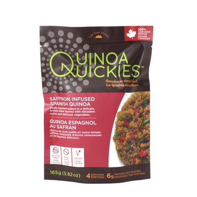 QUINOA QUICKES Saffron Infused Spanish Quinoa, 165 g