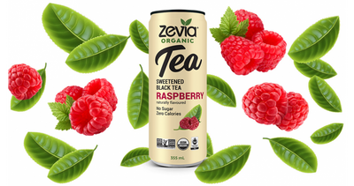 ZEVIA ORG RASPBERRY TEA [355 ml]