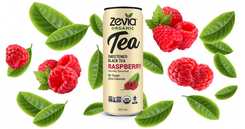 ZEVIA ORG RASPBERRY TEA [355 ml]