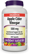 WEBBER NATURALS APPLE CIDER VINEGAR, 240 caps