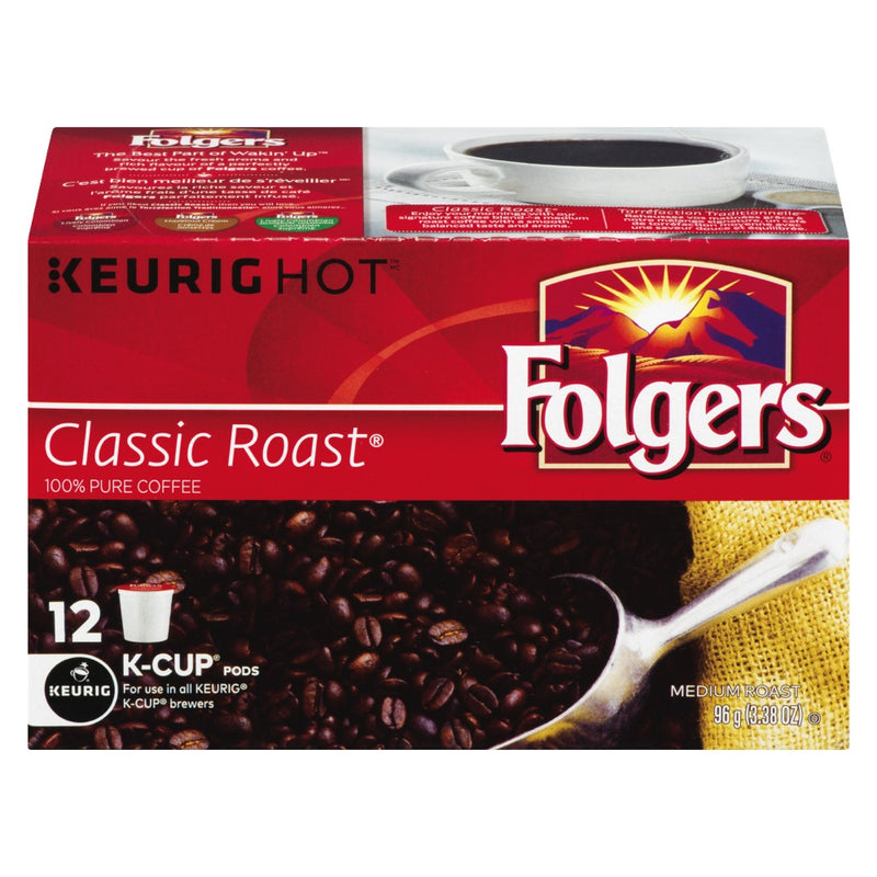 FOLGERS CLASSIC ROAST KCUP [12 PK]